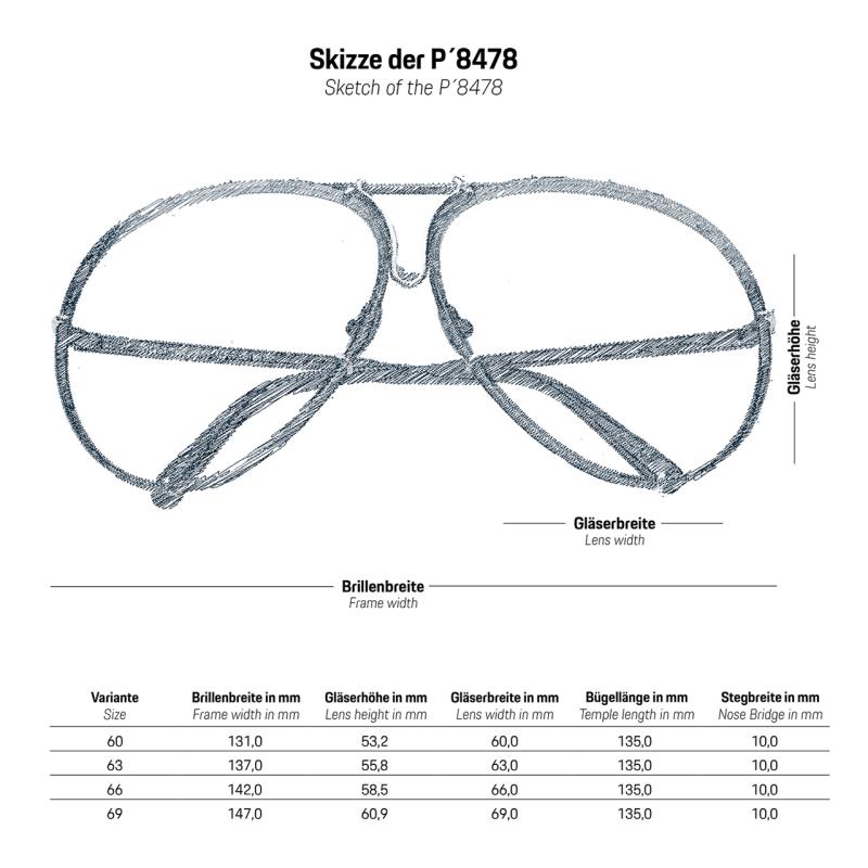 Porsche Design P8478 Brýle sluneční Sunglasses