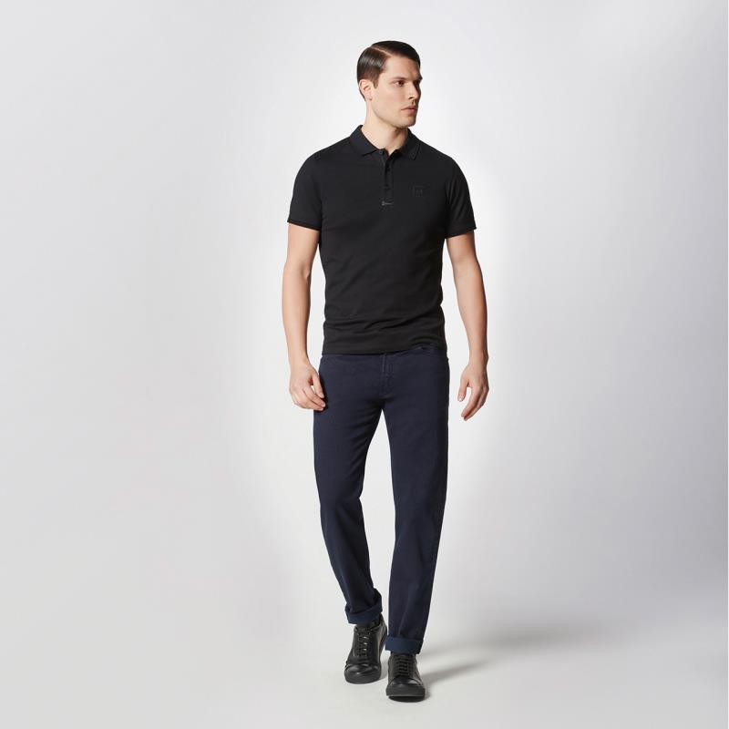 Porsche Design Tec Flex Polo Tričko černé s límečkem 