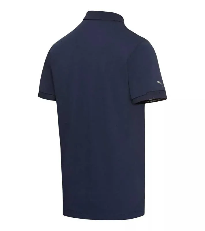 PORSCHE DESIGN Men's Polo Shirt Polokošile tričko s límečkem a knoflíčky bílá