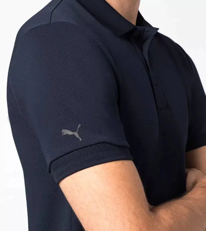 PORSCHE DESIGN Men's Polo Shirt Polokošile tričko s límečkem a knoflíčky bílá