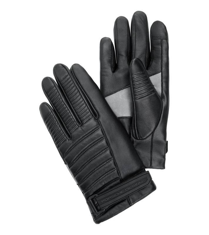 PORSCHE DESIGN Padded Leather Gloves Rukavice zimní kožené černé