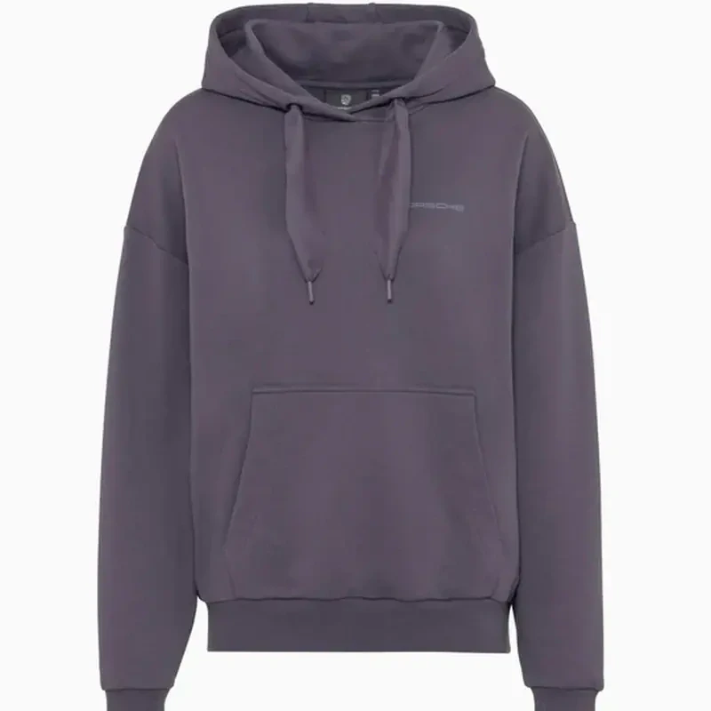 PORSCHE Women's Hoodie Essential Svetr klokanka dámská s kapucí a nápletem tmavší levandulová fialová
