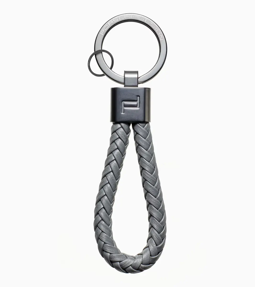 Porsche Design Keyring Leather Cord klíčenka s koženým řemínkem antracit