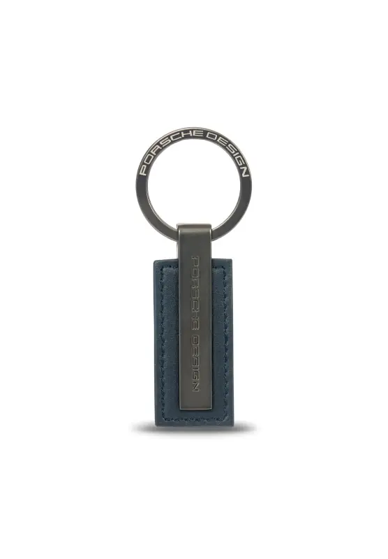 PORSCHE DESIGN Keyring Metal Klíčenka kov kůže tmavě modrá