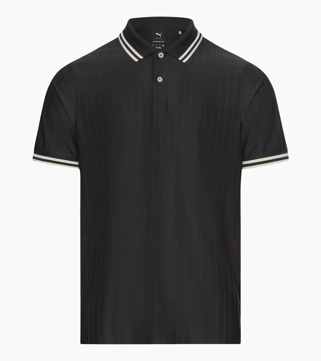 PORSCHE Polo shirt – 911 Targa 60Y triko s límečkem černé