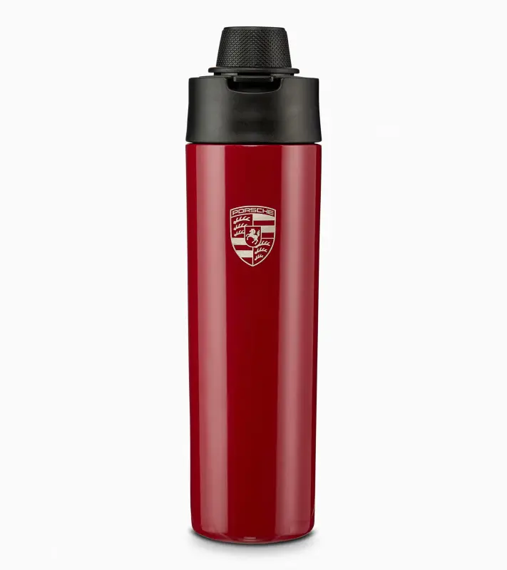 PORSCHE Thermal drinking bottle Termoska dvoustěnná se znakem 550ml karmínová červená