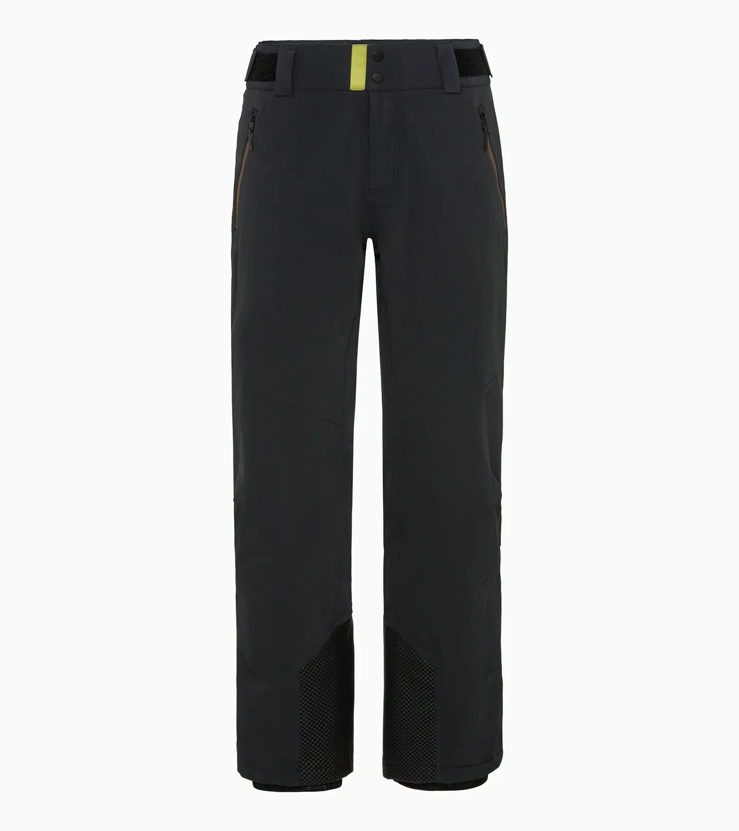 PORSCHE HEAD Ski Pants Turbo Kalhoty lyžařské pánské černé se žlutým detailem