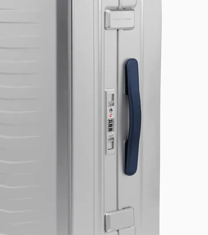 PORSCHE DESIGN Leather Handle Set Roadster Aluminium Trolley Sada kožených rukojetí na zavazadla pro barevnou personalizaci
