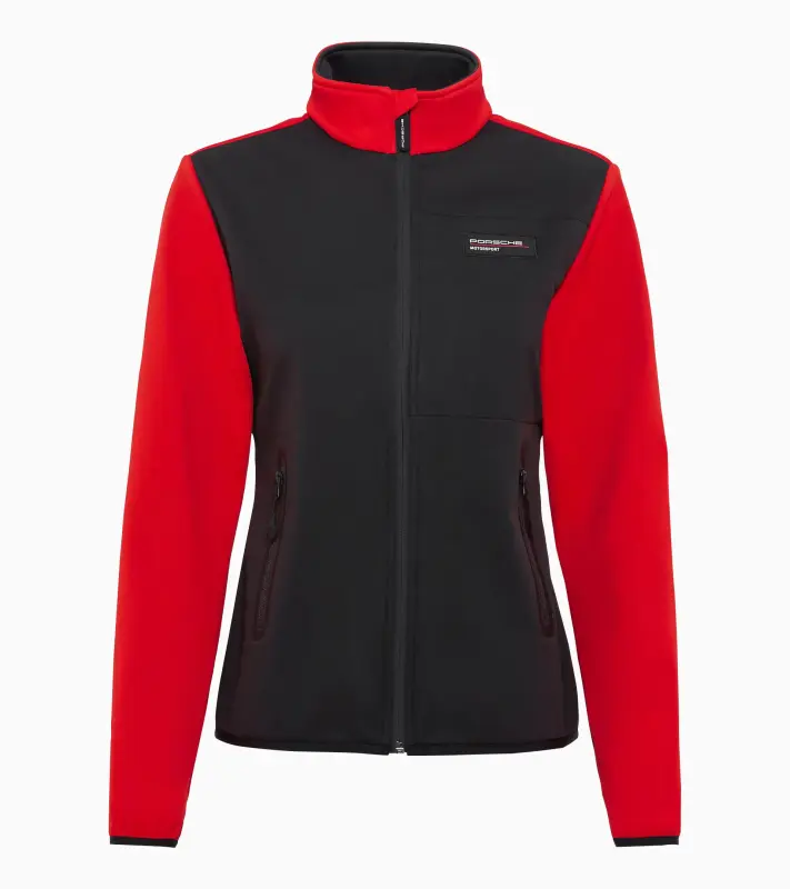 PORSCHE Women's Softshell Jacket Motorsport Replica Bunda dámská funkční sportovní vyštíhlená červenočerná