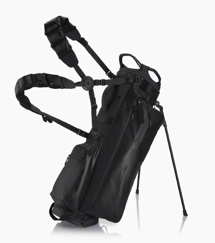 PORSCHE Golf Stand Bag Golfový bag určený na rameno s logem černá
