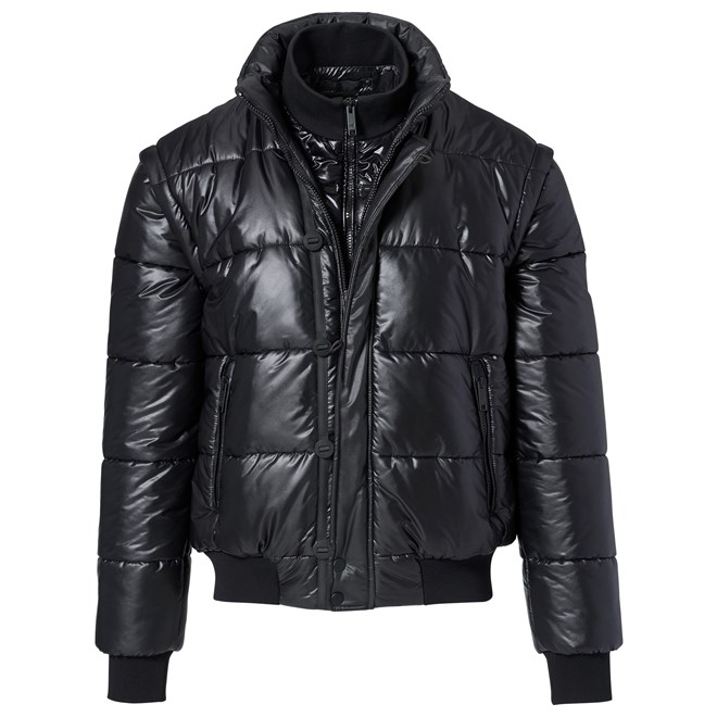 Porsche Design FUNCTIONAL HYBRID BOMBER JACKET Bunda bomber a vesta s kapucí