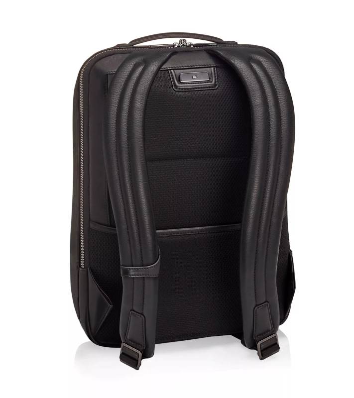 PORSCHE DESIGN Roadster Leather Backpack S1 Kožený tenký business batoh černá