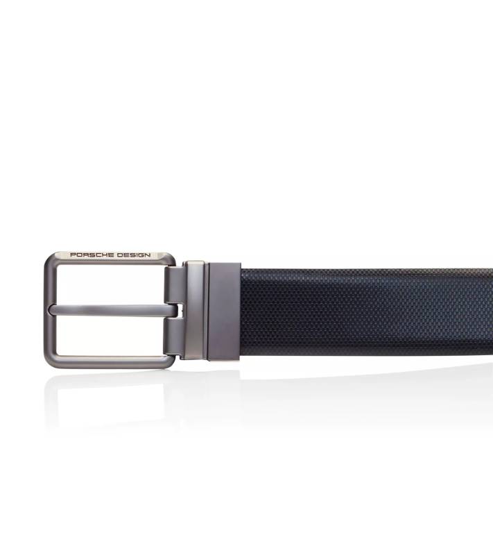 PORSCHE DESIGN Business Belt Pin Buckle Reversible 35 Opasek oboustranný kožený černý délka 110cm šířka 3,5cm