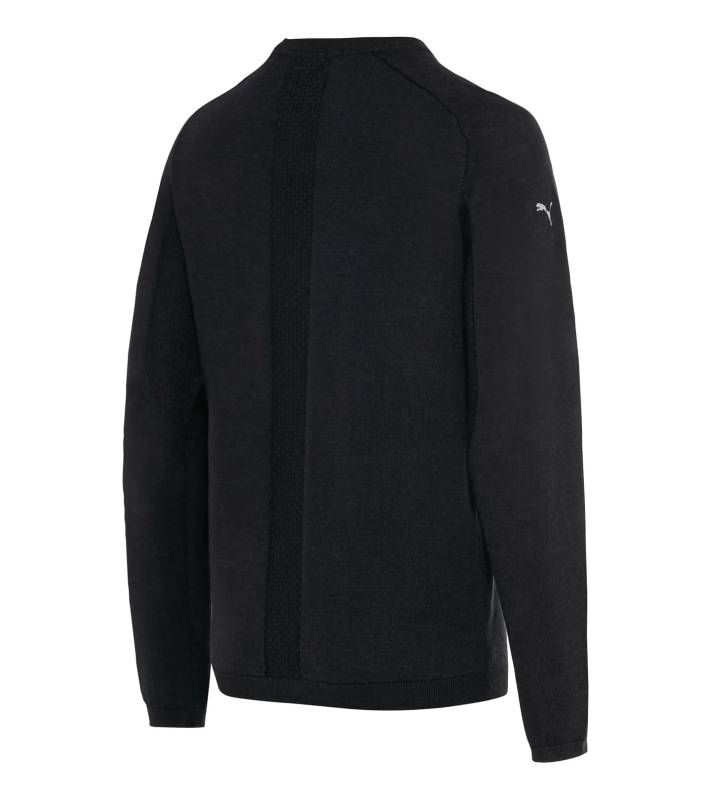 PORSCHE DESIGN EvoKNIT® V-Neck Jumper Pullover Svetr sportovní funkční s výstřihem do V černý
