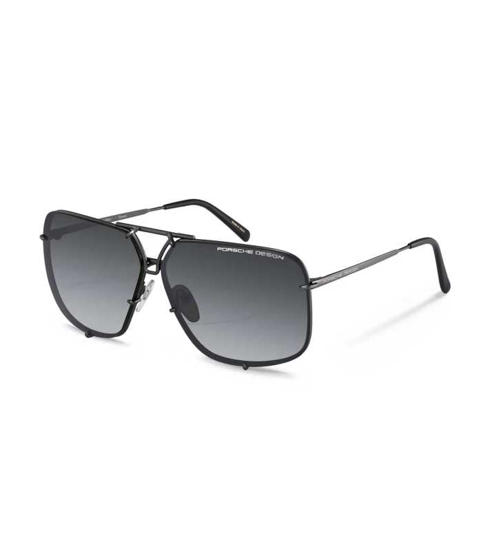 PORSCHE DESIGN Sunglasses P´8928 sluneční brýle černošedé s vyměnitelnými skly olivové polarizované nebo černé s gradientem