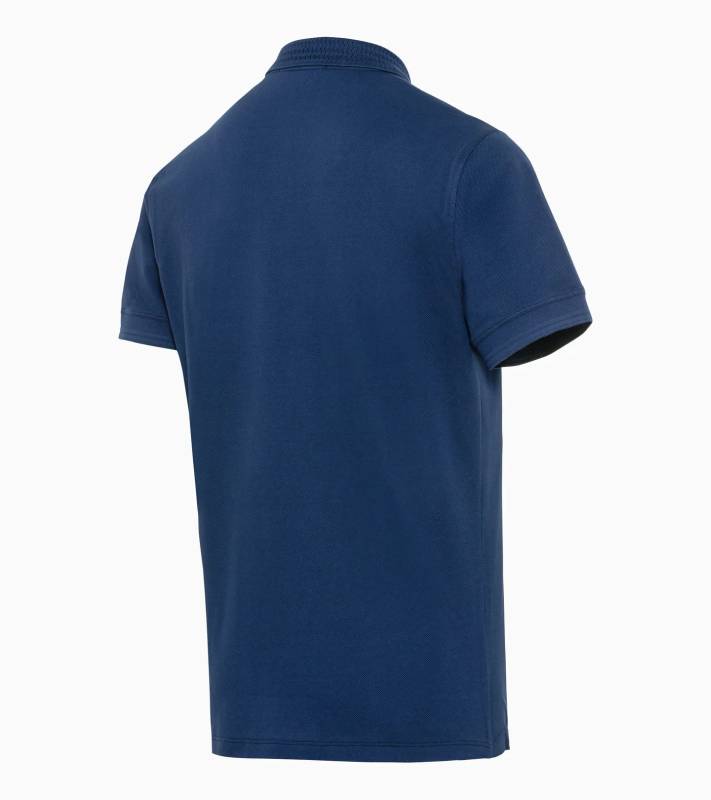 PORSCHE DESIGN TecFlex Polo Shirt Tričko s límečkem texturou bavlněné modré