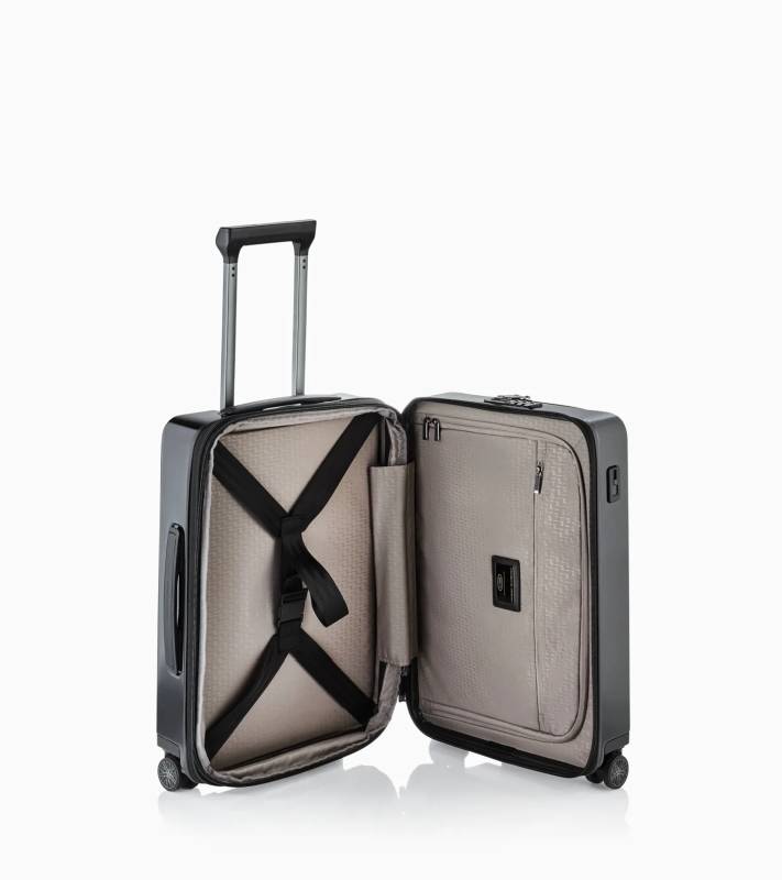 PORSCHE DESIGN Roadster Hardcase 4W Business Trolley S  Manažerské zavazadlo kufr skořepinový velikost S černý TSA USB
