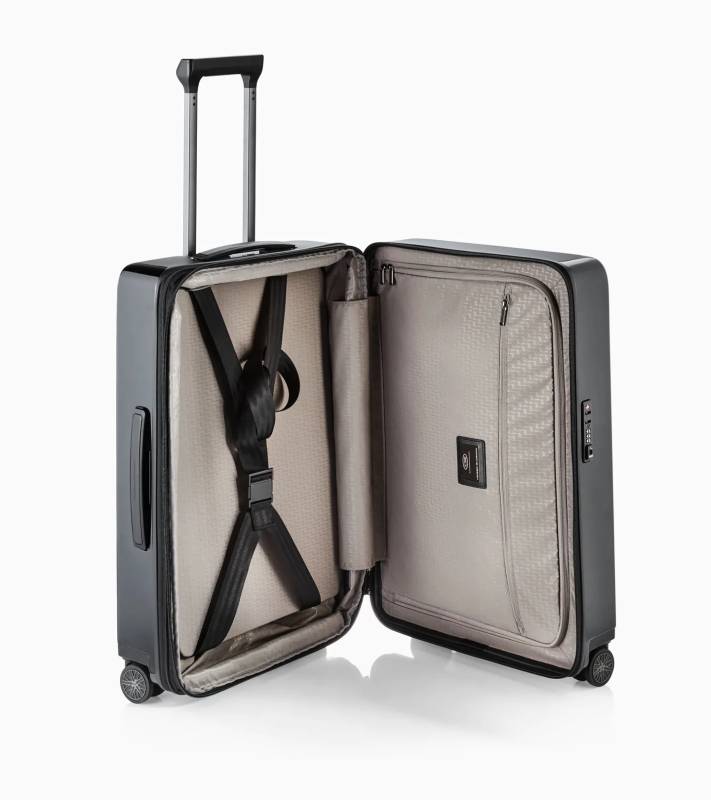 PORSCHE DESIGN Roadster Hardcase 4W Trolley M Cestovní zavazadlo kufr skořepinový velikost M černý TSA