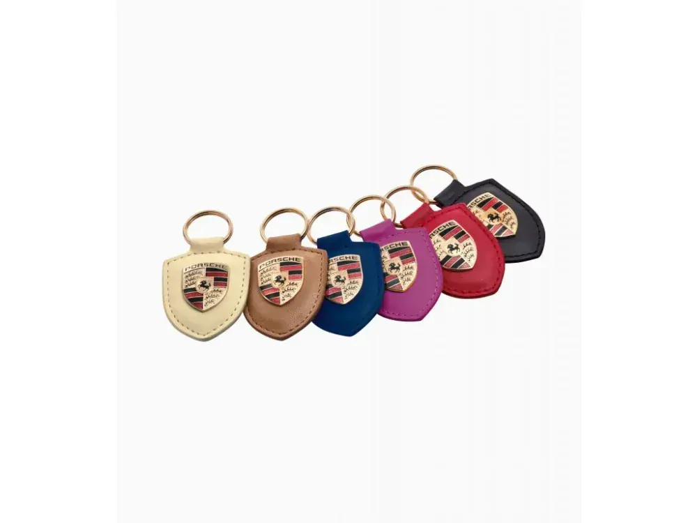 PORSCHE Crest Keyring Essential Přívěsek na klíče černý