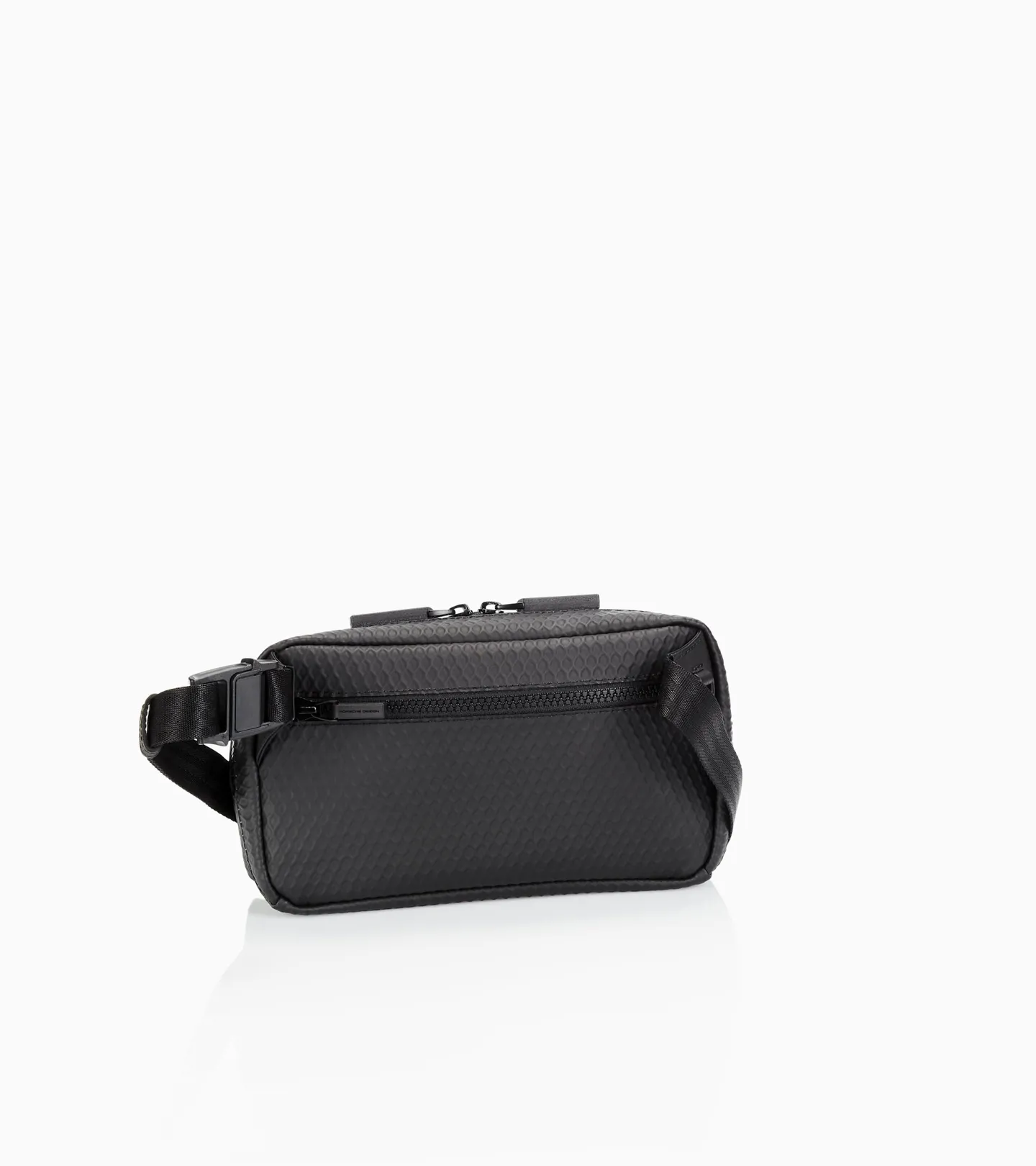 PORSCHE DESIGN Studio Belt Bag Taška pánská etuje  v setu s malou kapsou na zip černá