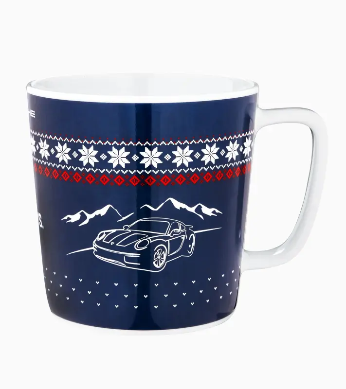 PORSCHE Collector's Cup No. 2 Christmas Hrnek na kávu nebo čaj vánoční modrá 500ml