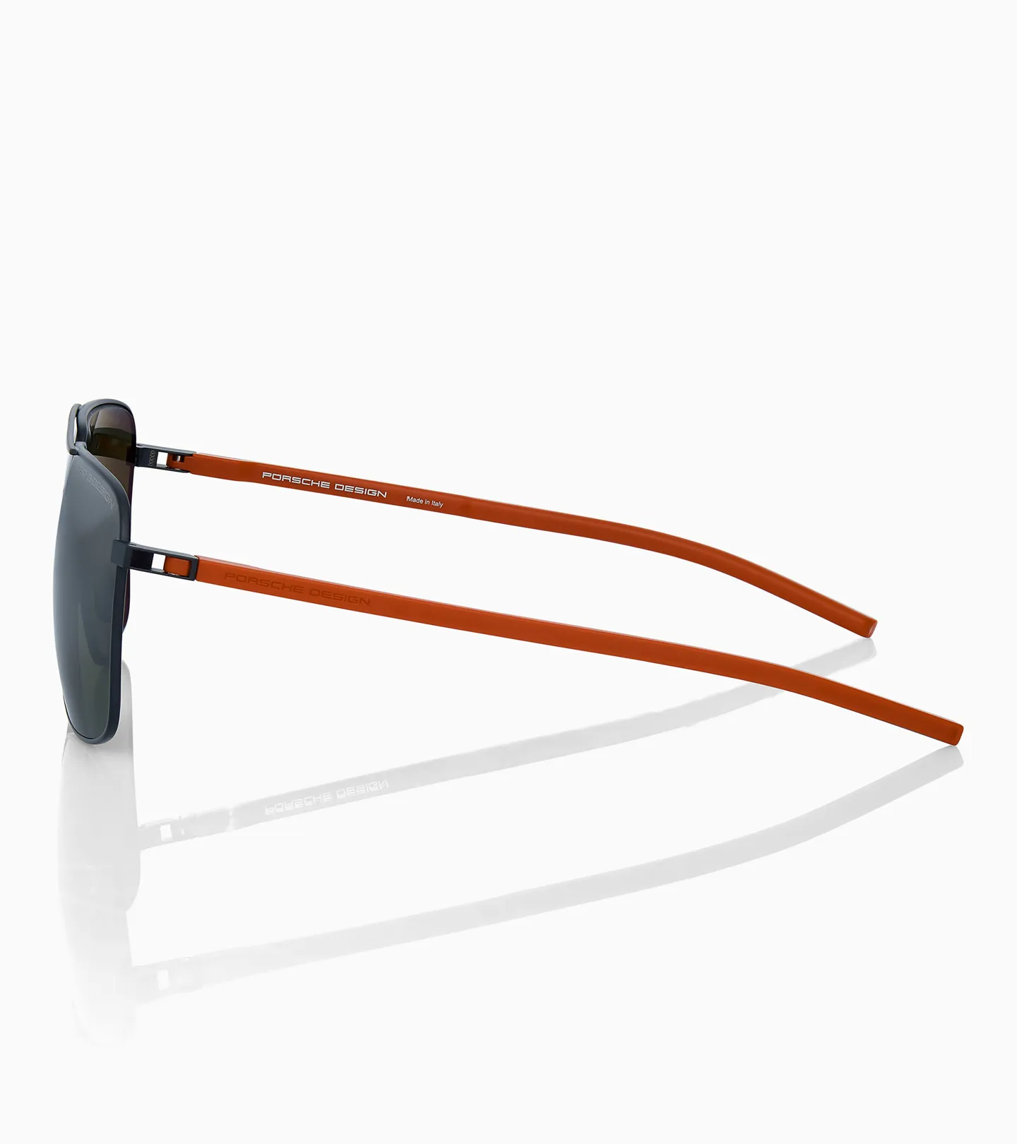 PORSCHE DESIGN Sunglasses P´8963 Sluneční brýle černočervené se zelenými skly polarizované