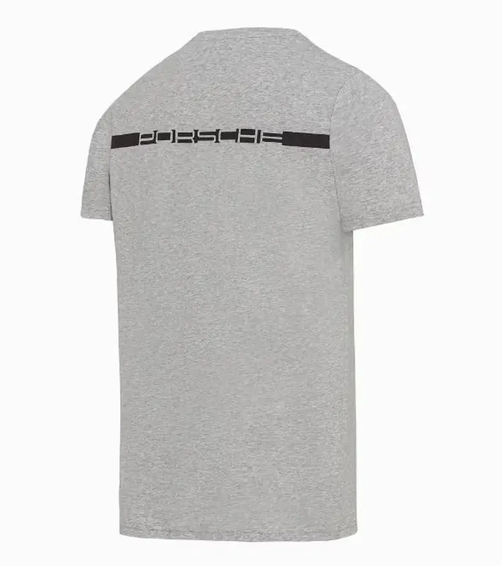 PORSCHE T-shirt RS 2.7 Tričko s kulatým výstřihem šedá s pruhy