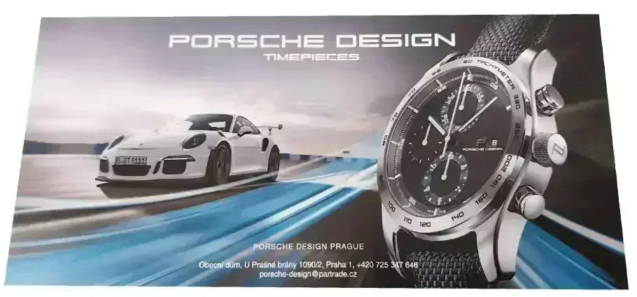 PORSCHE DESIGN VOUCHER v hodnotě 2000 CZK