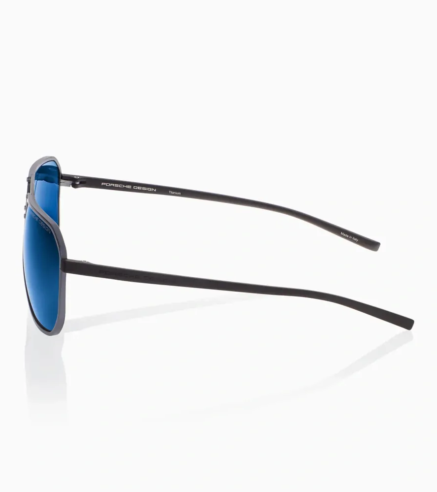 PORSCHE DESIGN Sunglasses P´8971 sluneční brýle šedo modré s tmavě modrými skly
