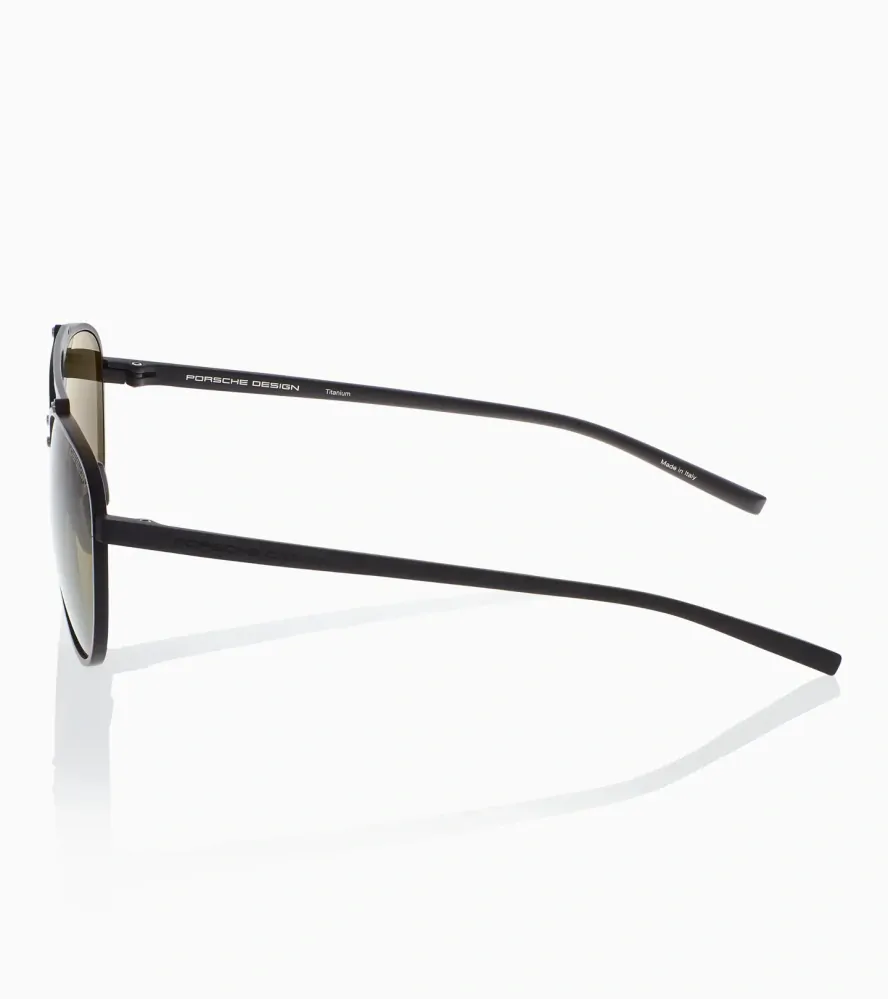 PORSCHE DESIGN Sunglasses P´8972 sluneční brýle černé s hnědými skly