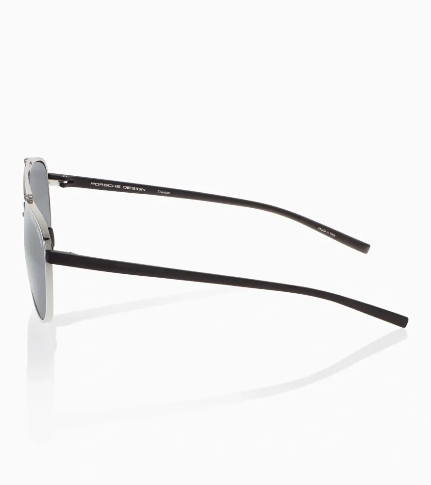 PORSCHE DESIGN Sunglasses P´8972 sluneční brýle paladium se stříbrnými skly zrcadlové