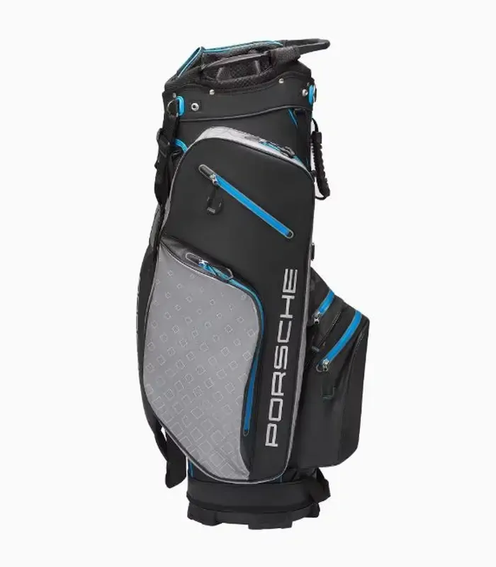 PORSCHE Golf Cartbag Sport Golfový bag taška na vozík černá modré detaily