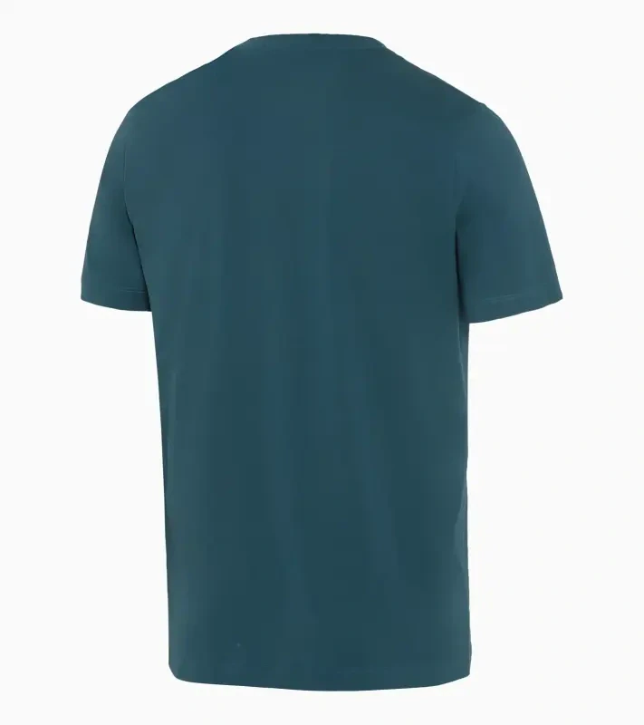 PORSCHE DESIGN Crew Neck T-Shirt Tričko s výstřihem ke krku petrolejově zelená