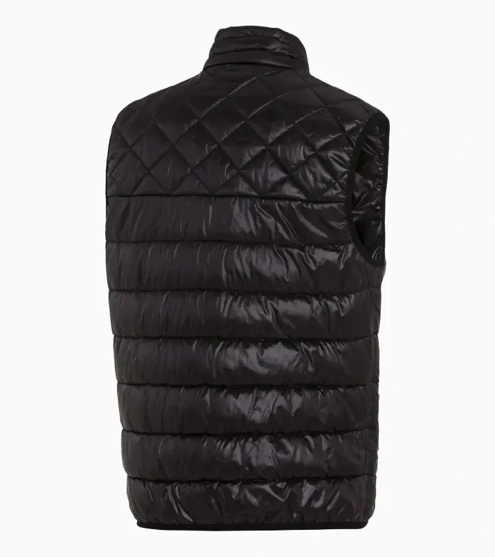 PORSCHE DESIGN Lightweight vest Vesta prošívaná odlehčená na zip černá
