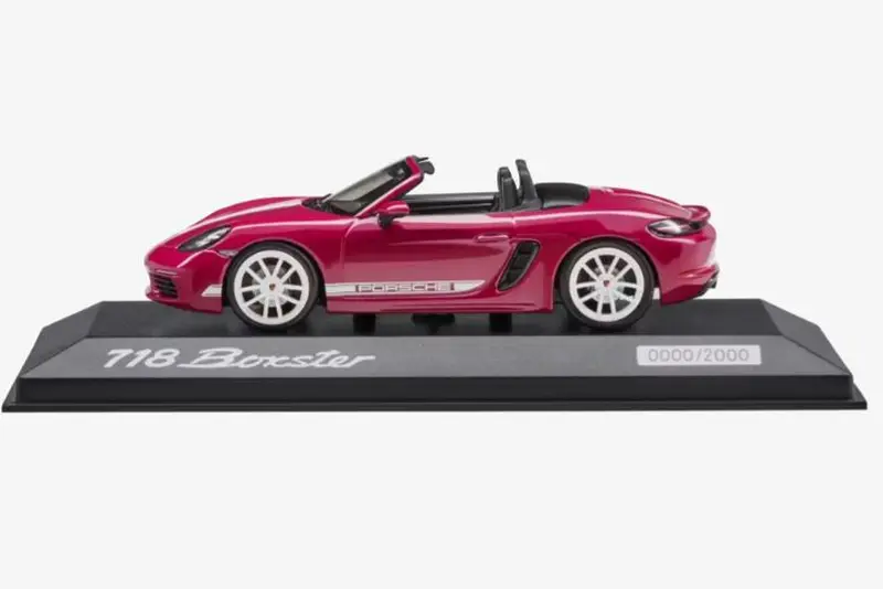 PORSCHE 718 Boxster Style Edition (982) Ltd Model 1:43 vínová červená