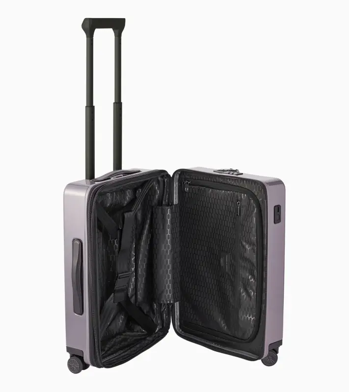 PORSCHE DESIGN Roadster Hardcase 4W Business Trolley S Manažerské zavazadlo kufr skořepinový velikost S levandulově fialová TSA USB