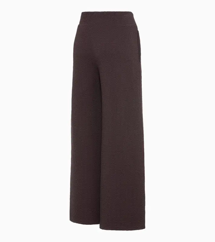 PORSCHE Women's Textured Trousers Yoga Capsule Collection Kalhoty dámské volnočasové fitness yoga ostružinová