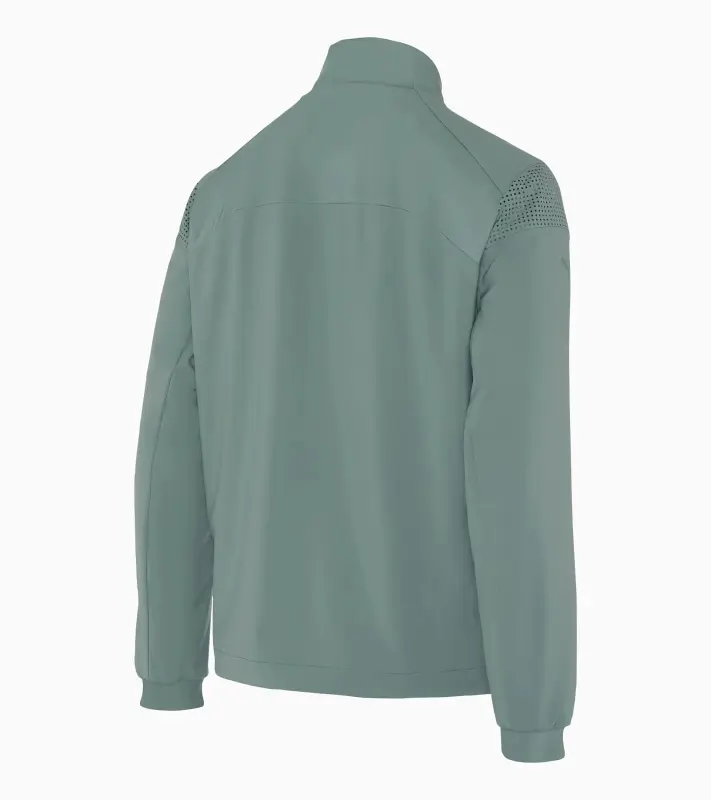 PORSCHE DESIGN Woven tech jacket Bunda tkaná sportovní funkční mořská zelená