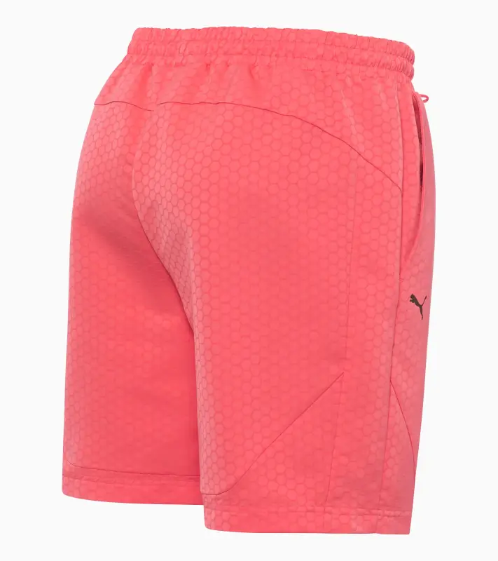 PORSCHE DESIGN Swimming shorts Plavky koupací šortky se šestihranným vzorem oranžově korálová