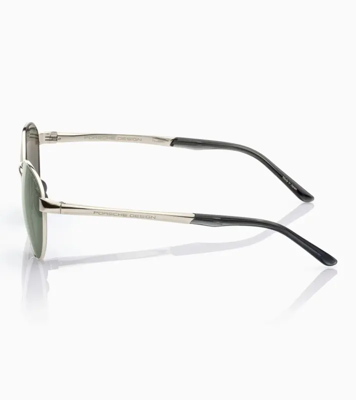 PORSCHE DESIGN Sunglasses P´8985 Sluneční brýle z titanu černopalladiové se zelenými skly