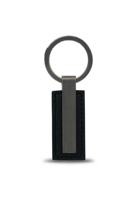 PORSCHE DESIGN Keyring Metal Klíčenka kov kůže černá