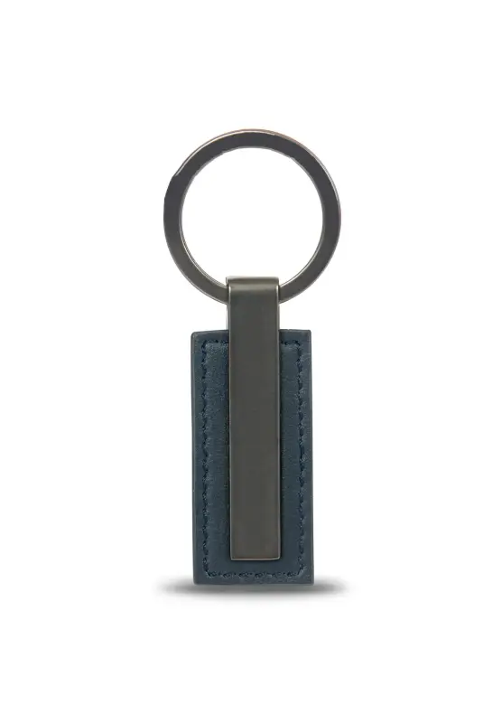 PORSCHE DESIGN Keyring Metal Klíčenka kov kůže tmavě modrá