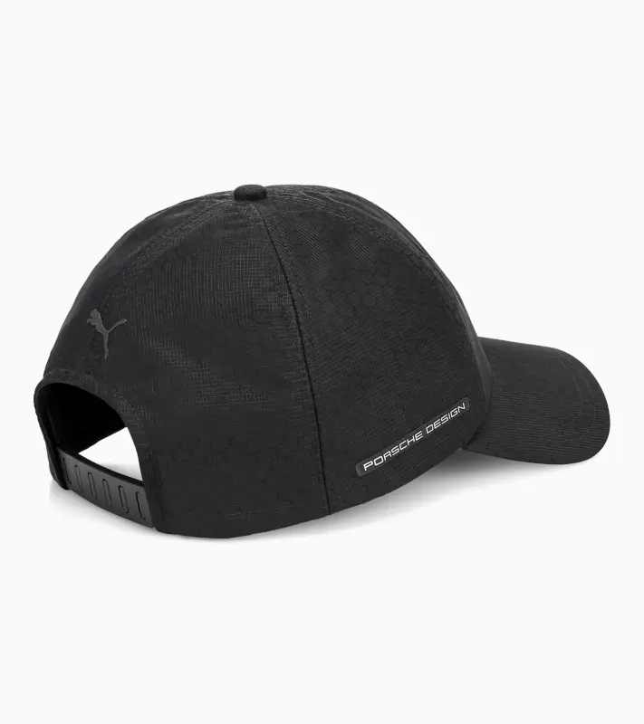 PORSCHE DESIGN Reflective hexagon cap Čepice kšiltovka se šestihranným vzorem a reflexním prvkem černá