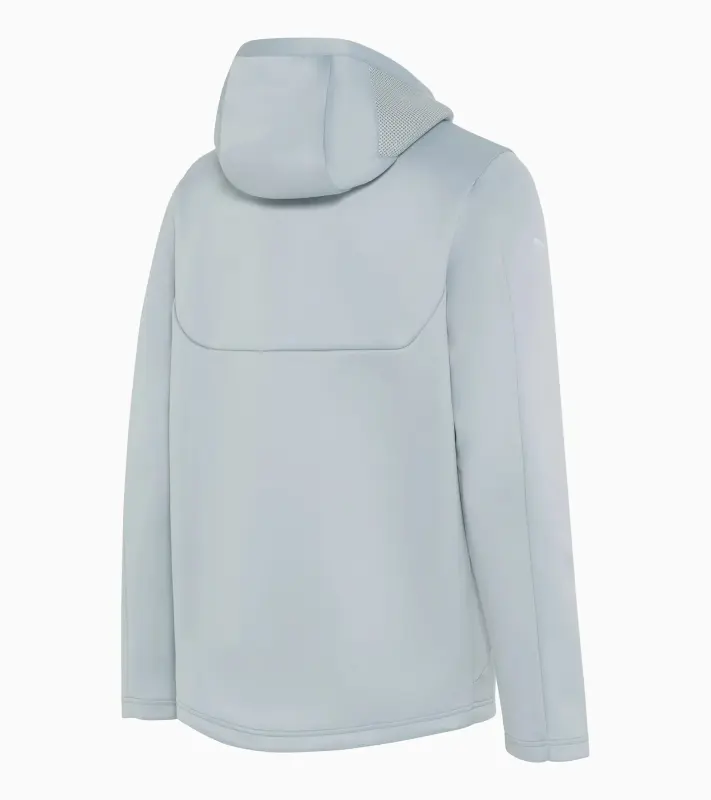 PORSCHE DESIGN Hooded sweat jacket Mikina s kapucí světle ledovcově šedá