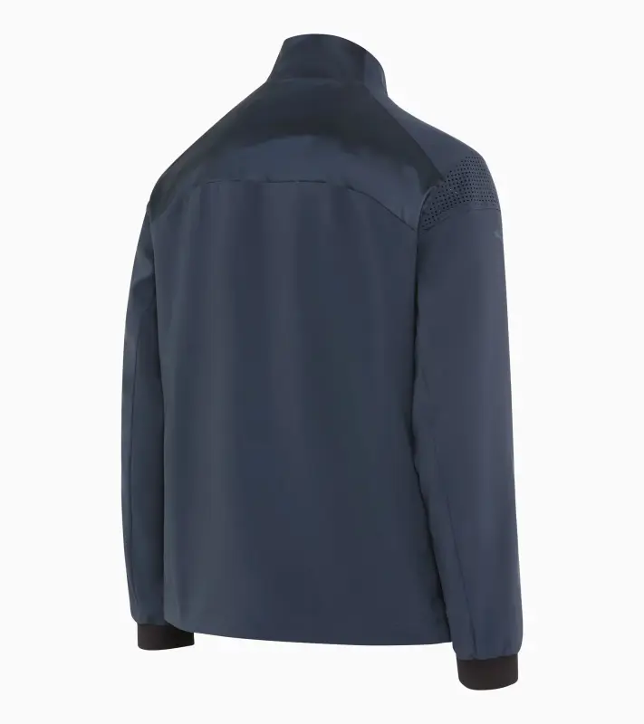 PORSCHE DESIGN Woven tech jacket Bunda tkaná sportovní funkční tmavě modrá