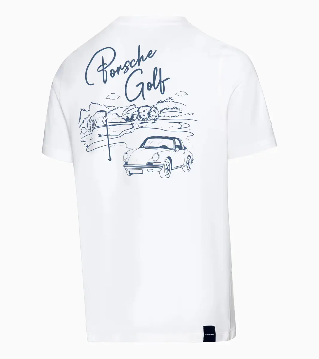 PORSCHE T-shirt – 911 Targa 60Y tričko bílé s potiskem