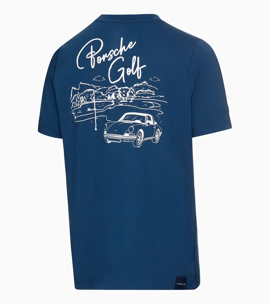 PORSCHE T-shirt – 911 Targa 60Y tričko modré s potiskem