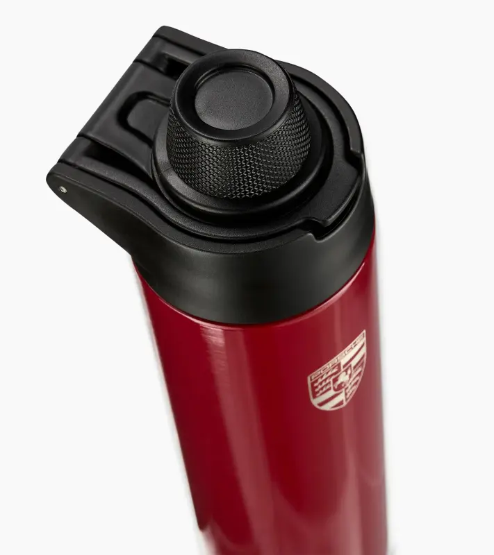 PORSCHE Thermal drinking bottle Termoska dvoustěnná se znakem 550ml karmínová červená