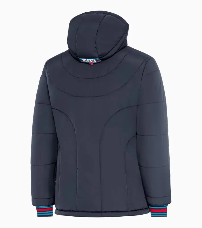PORSCHE Quilted jacket MARTINI RACING® Bunda prošívaná doplněná detaily v ikonických barvách sportovních vozů tmavě modrá
