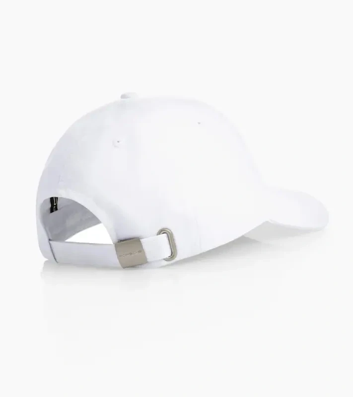 PORSCHE Crest baseball cap Essential Čepice kšiltovka se znakem bílá